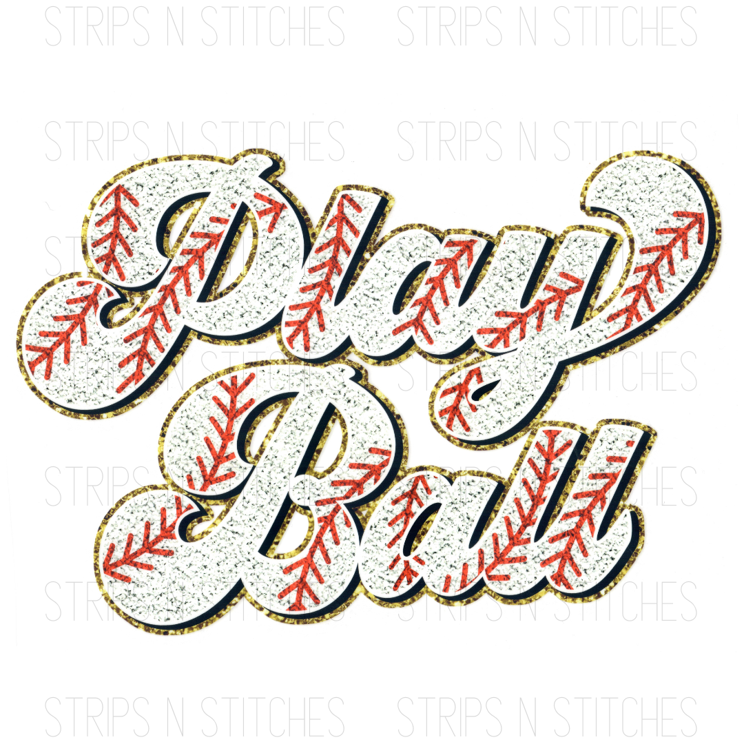 Play Ball- Baseball DTF Transfer