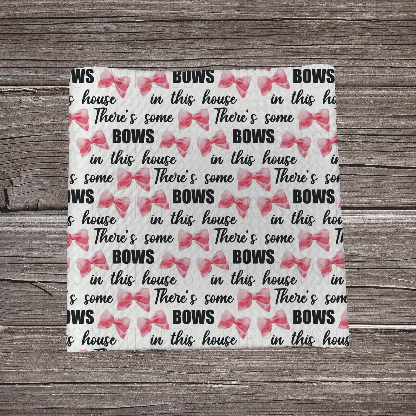 Bows in this house Fabric Strip- Bow Making- Headwrap- Scrunchies