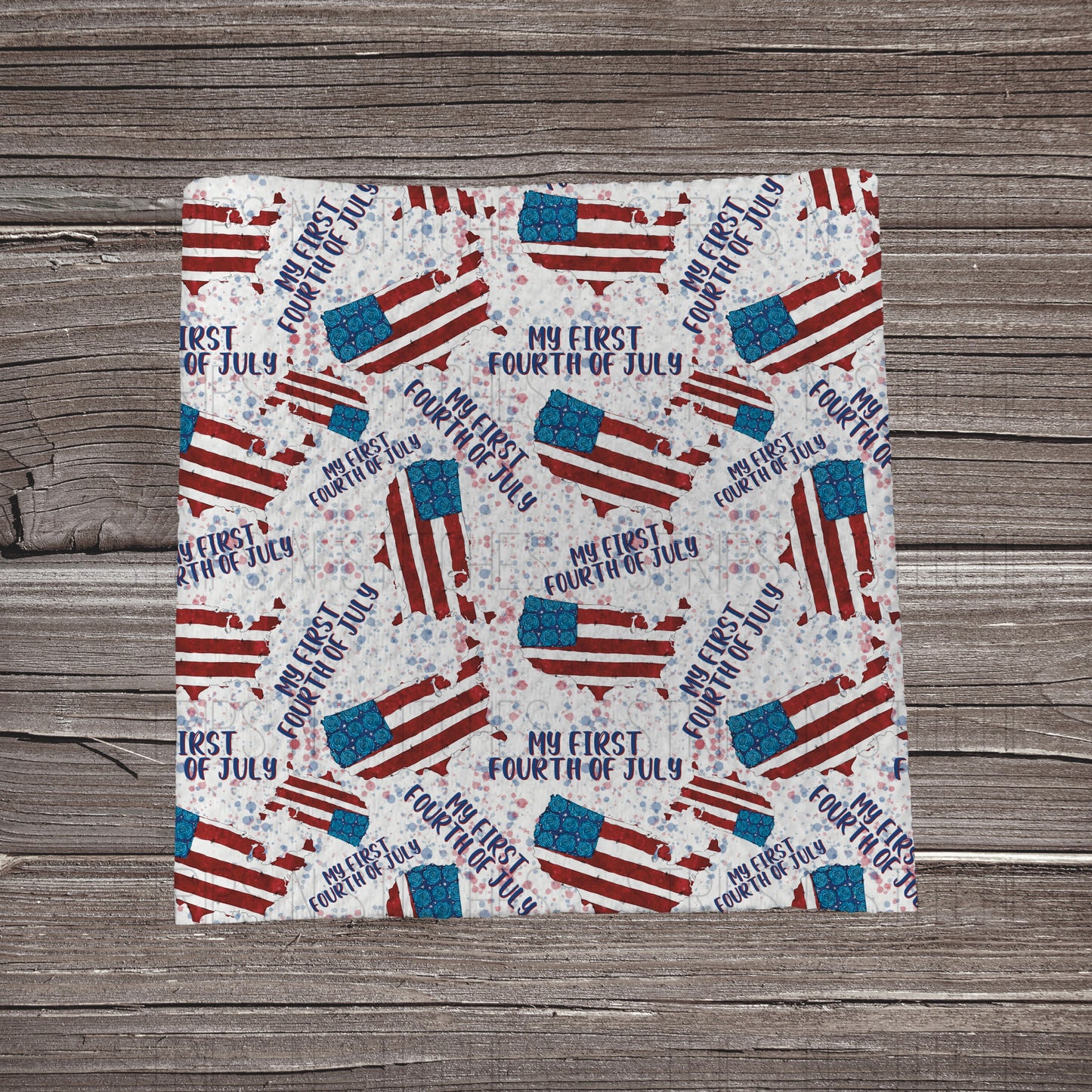 My First 4th of July Fabric Strip- Bow Making- Headwrap- Scrunchies