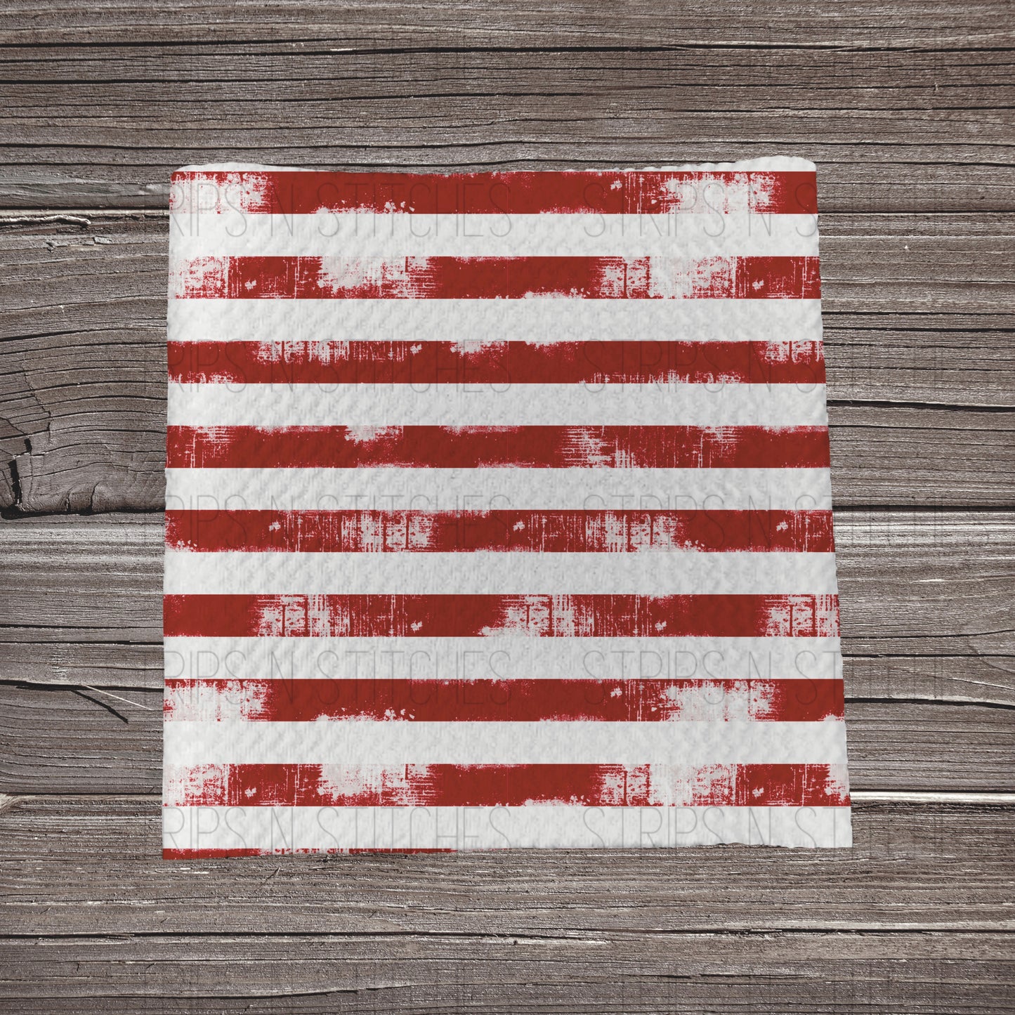 Distressed Stripes Fabric Strip- Bow Making- Headwrap- Scrunchies
