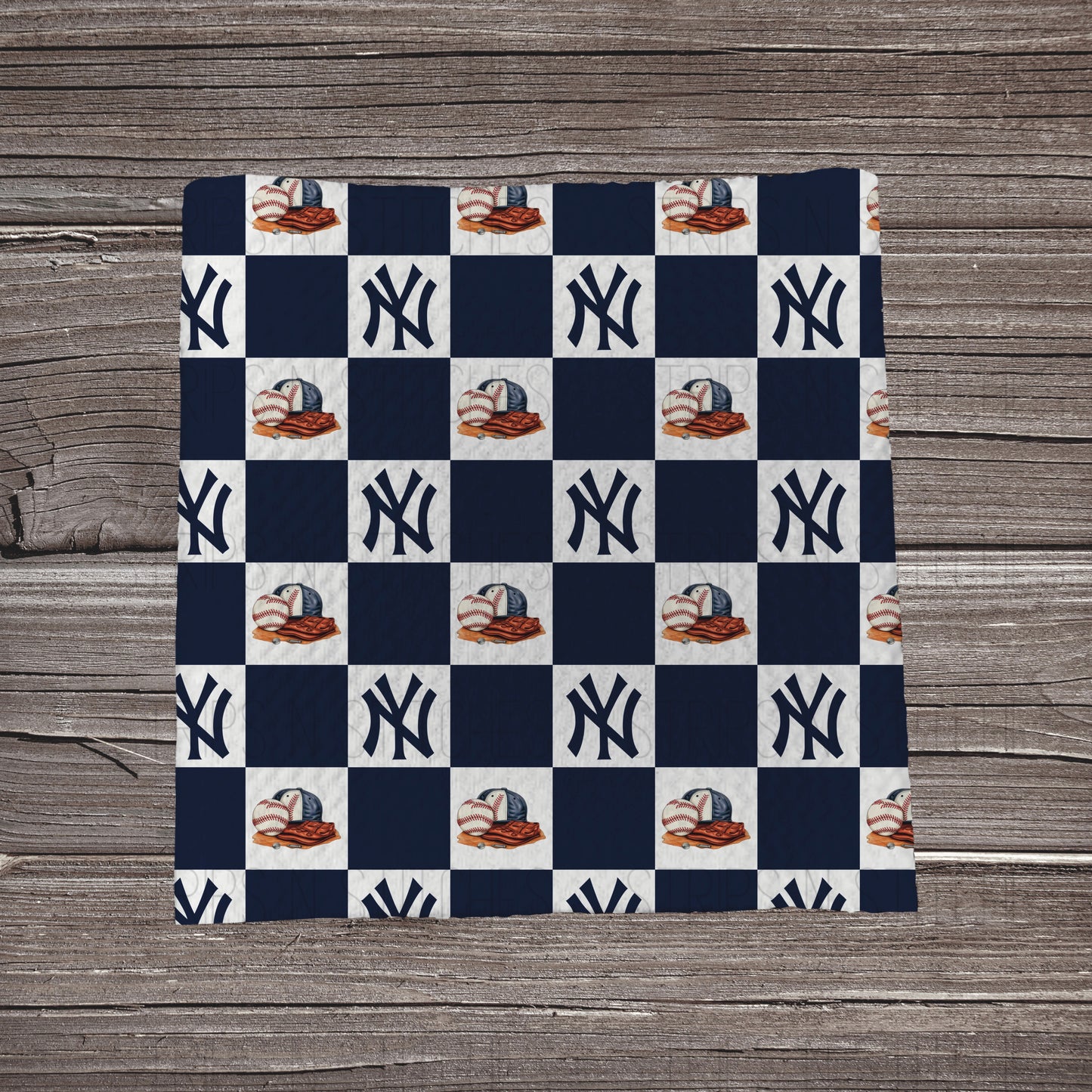 Checkered Big Leagues *EXCLUSIVE* | All 30 Teams Available | Fabric Strip- Bow Making- Headwrap- Scrunchies