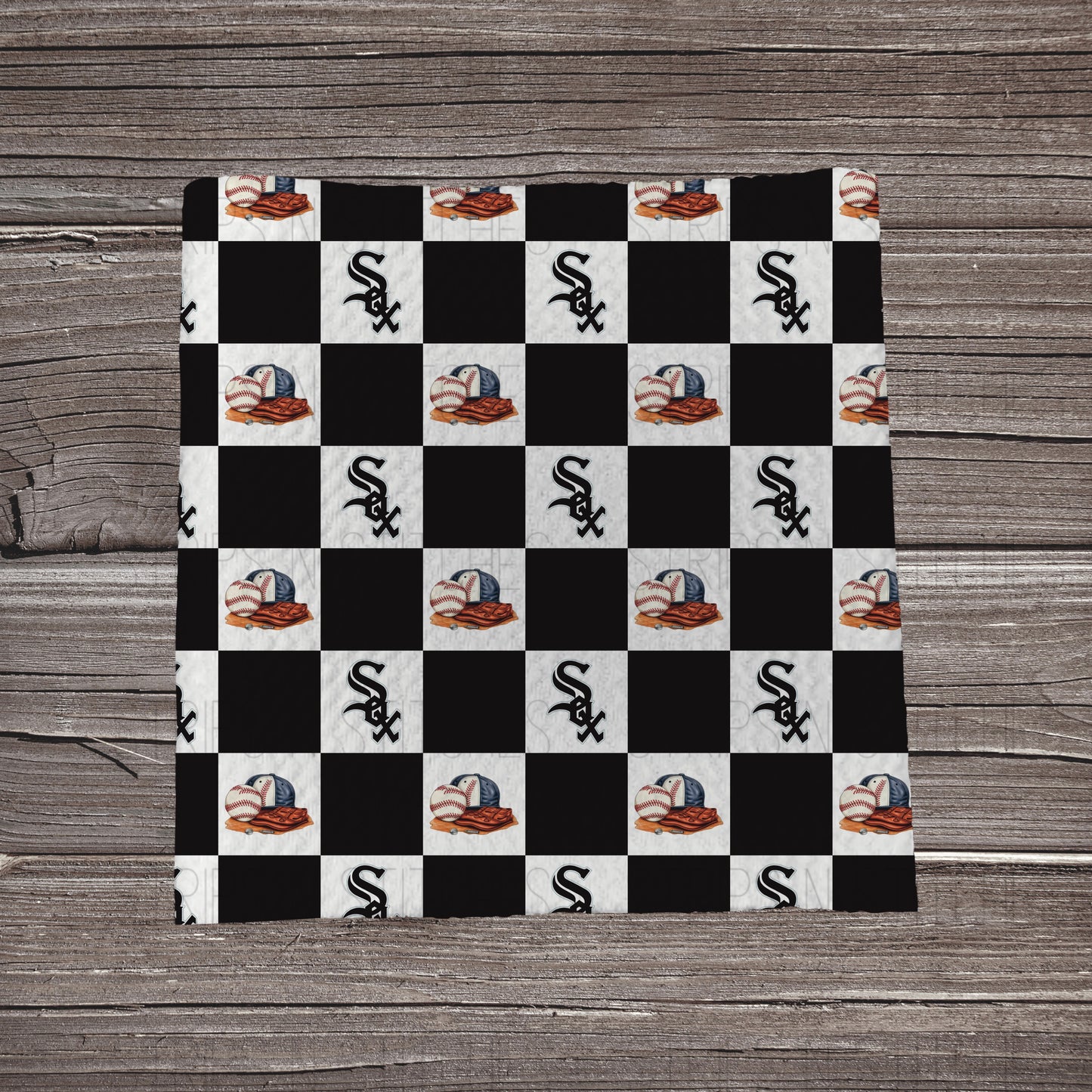 Checkered Big Leagues *EXCLUSIVE* | All 30 Teams Available | Fabric Strip- Bow Making- Headwrap- Scrunchies