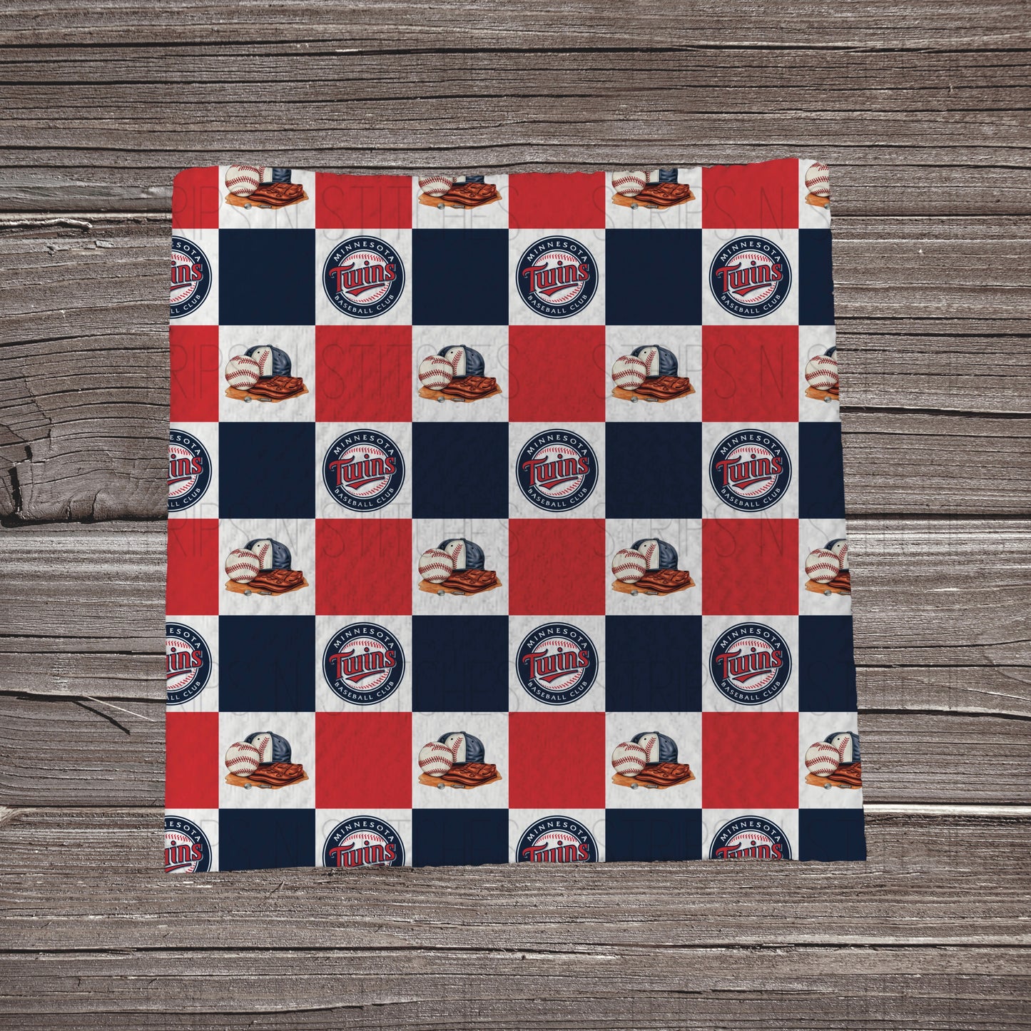 Checkered Big Leagues *EXCLUSIVE* | All 30 Teams Available | Fabric Strip- Bow Making- Headwrap- Scrunchies
