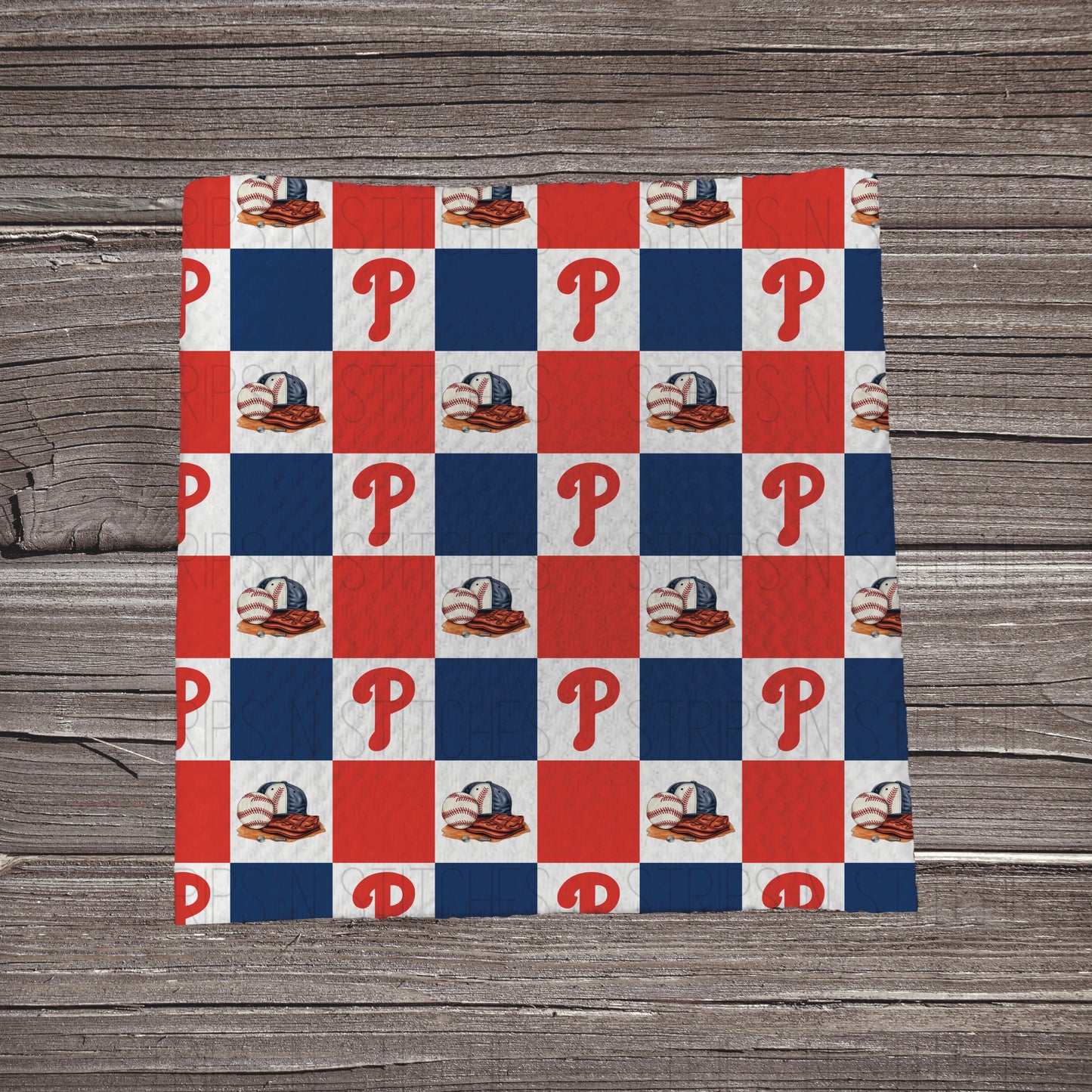 Checkered Big Leagues *EXCLUSIVE* | All 30 Teams Available | Fabric Strip- Bow Making- Headwrap- Scrunchies
