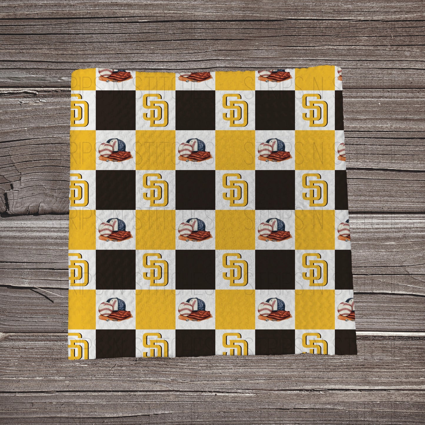 Checkered Big Leagues *EXCLUSIVE* | All 30 Teams Available | Fabric Strip- Bow Making- Headwrap- Scrunchies