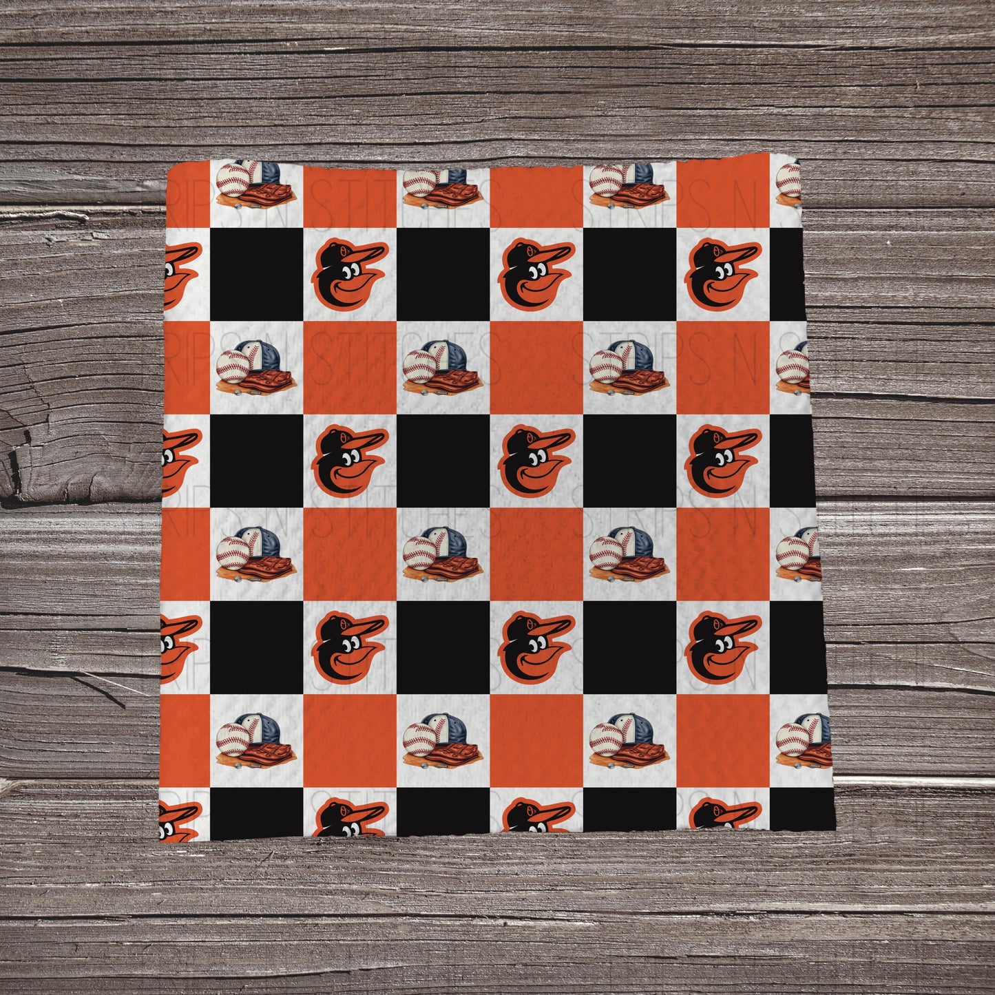 Checkered Big Leagues *EXCLUSIVE* | All 30 Teams Available | Fabric Strip- Bow Making- Headwrap- Scrunchies
