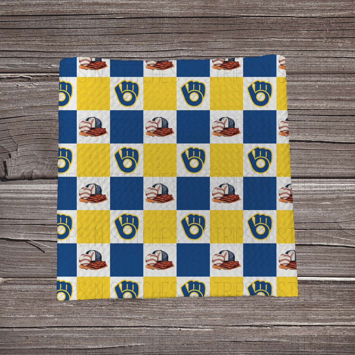 Checkered Big Leagues *EXCLUSIVE* | All 30 Teams Available | Fabric Strip- Bow Making- Headwrap- Scrunchies