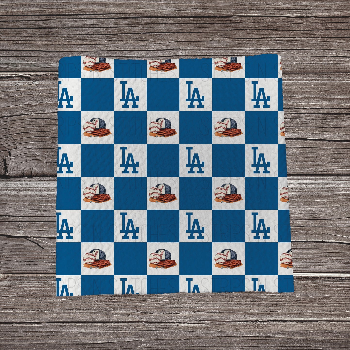 Checkered Big Leagues *EXCLUSIVE* | All 30 Teams Available | Fabric Strip- Bow Making- Headwrap- Scrunchies