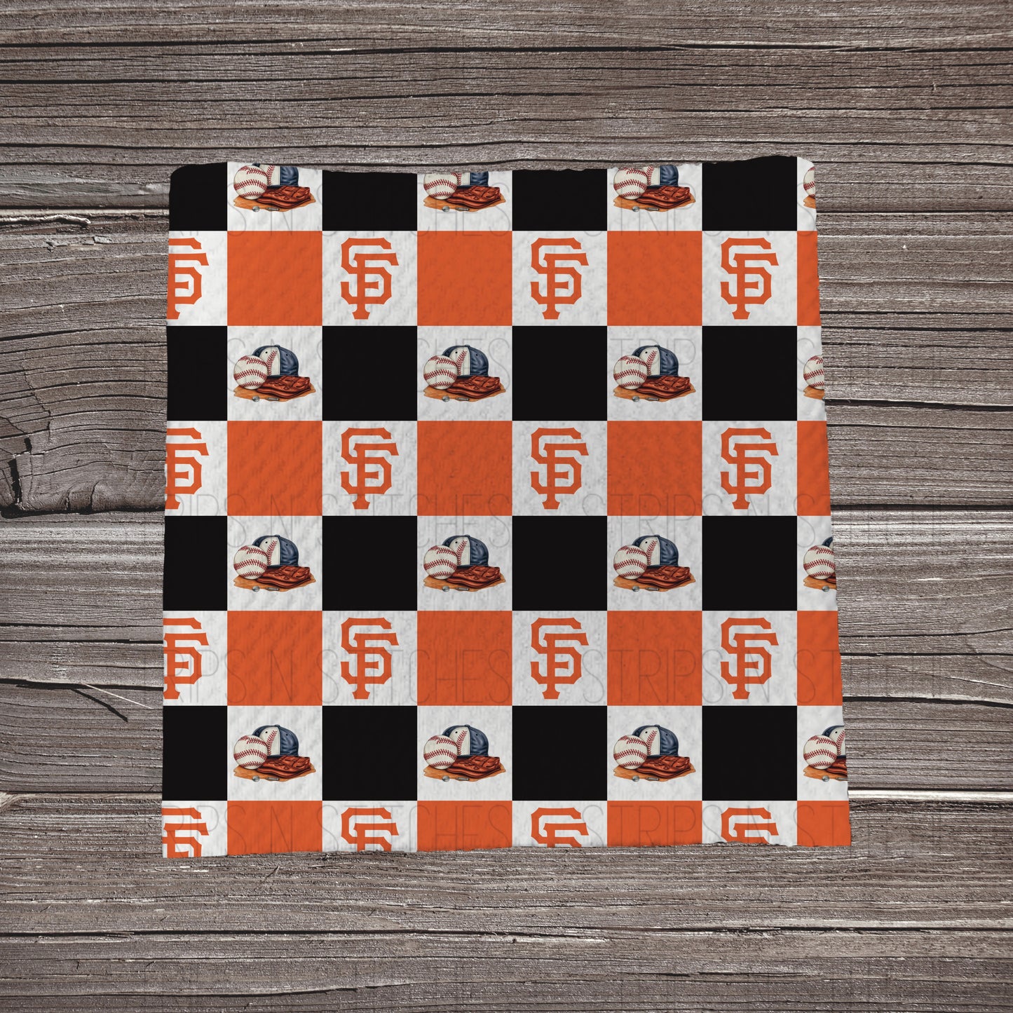 Checkered Big Leagues *EXCLUSIVE* | All 30 Teams Available | Fabric Strip- Bow Making- Headwrap- Scrunchies