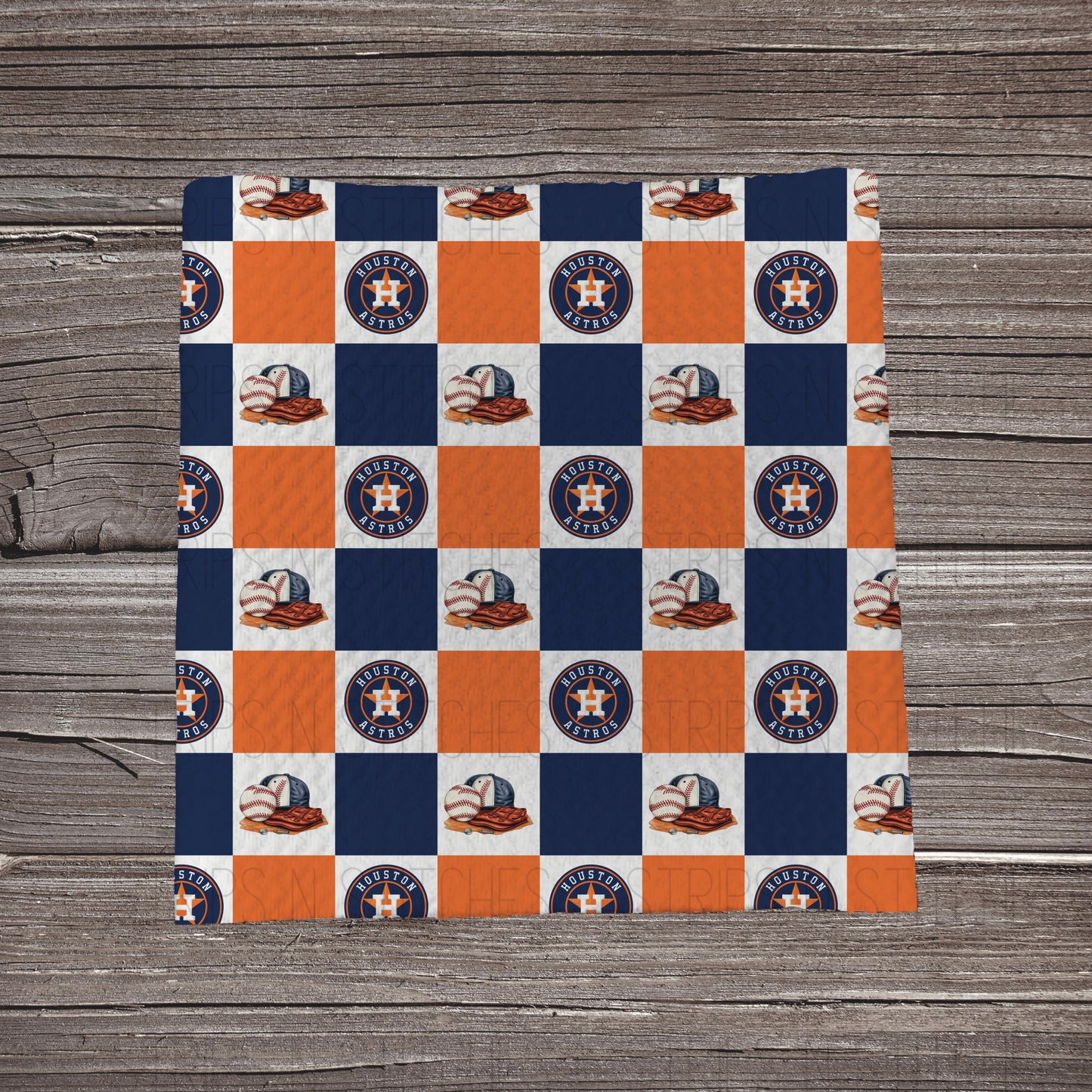 Checkered Big Leagues *EXCLUSIVE* | All 30 Teams Available | Fabric Strip- Bow Making- Headwrap- Scrunchies