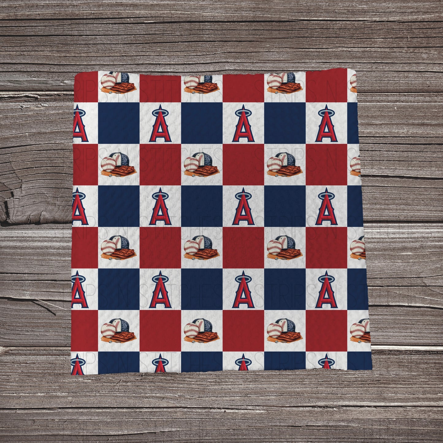 Checkered Big Leagues *EXCLUSIVE* | All 30 Teams Available | Fabric Strip- Bow Making- Headwrap- Scrunchies