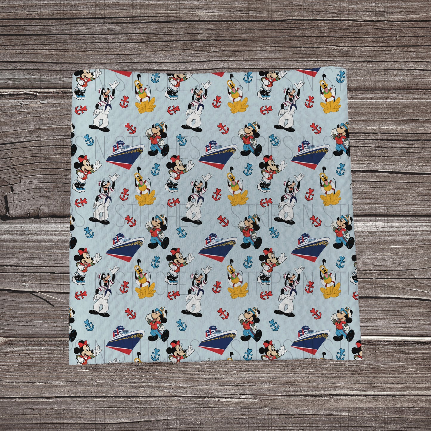 Mouse Friends Set Sail | Bullet Fabric Strip | Bow Making | Scrunchie |