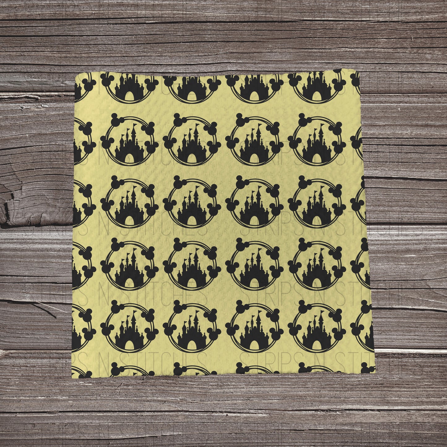 Mouse Castle- Yellow | Bow Making | Headwrap | Scrunchies
