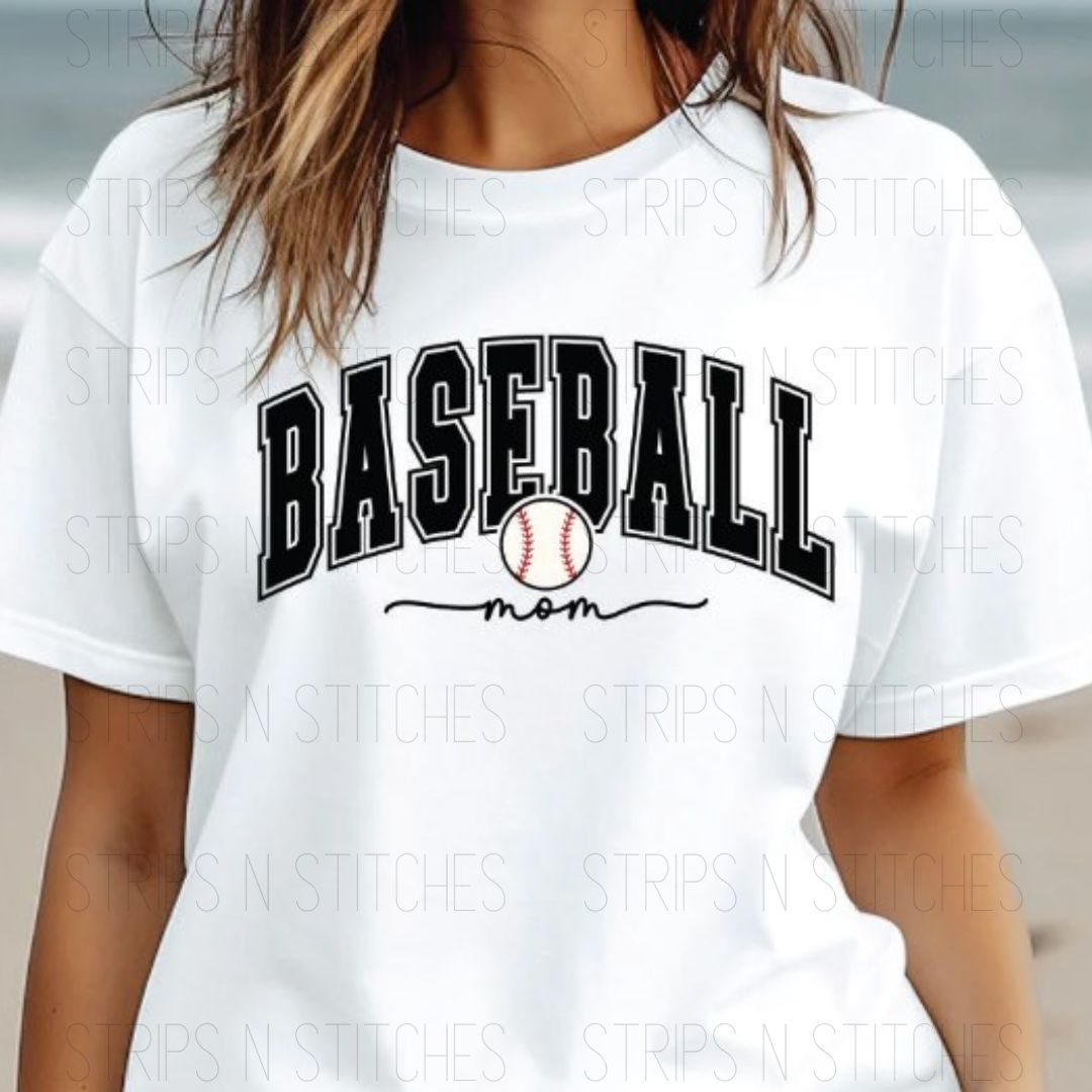Simple Baseball Mom | DTF Transfer