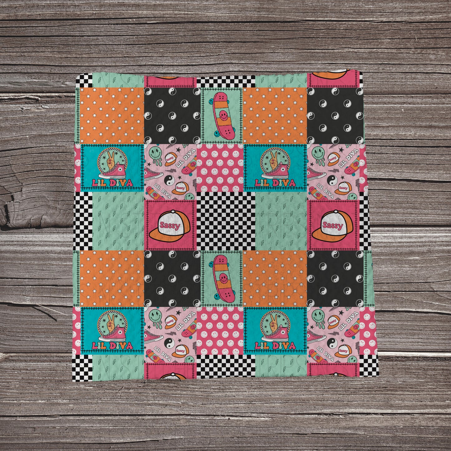 Lil’ Diva Patchwork | Fabric Strip- Bow Making | Headwraps