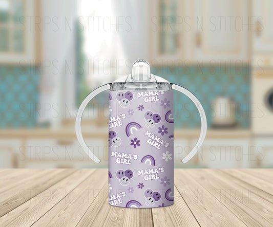 Mama’s Girl Purple - Grow with Me Tumbler- 12oz- Two Lids