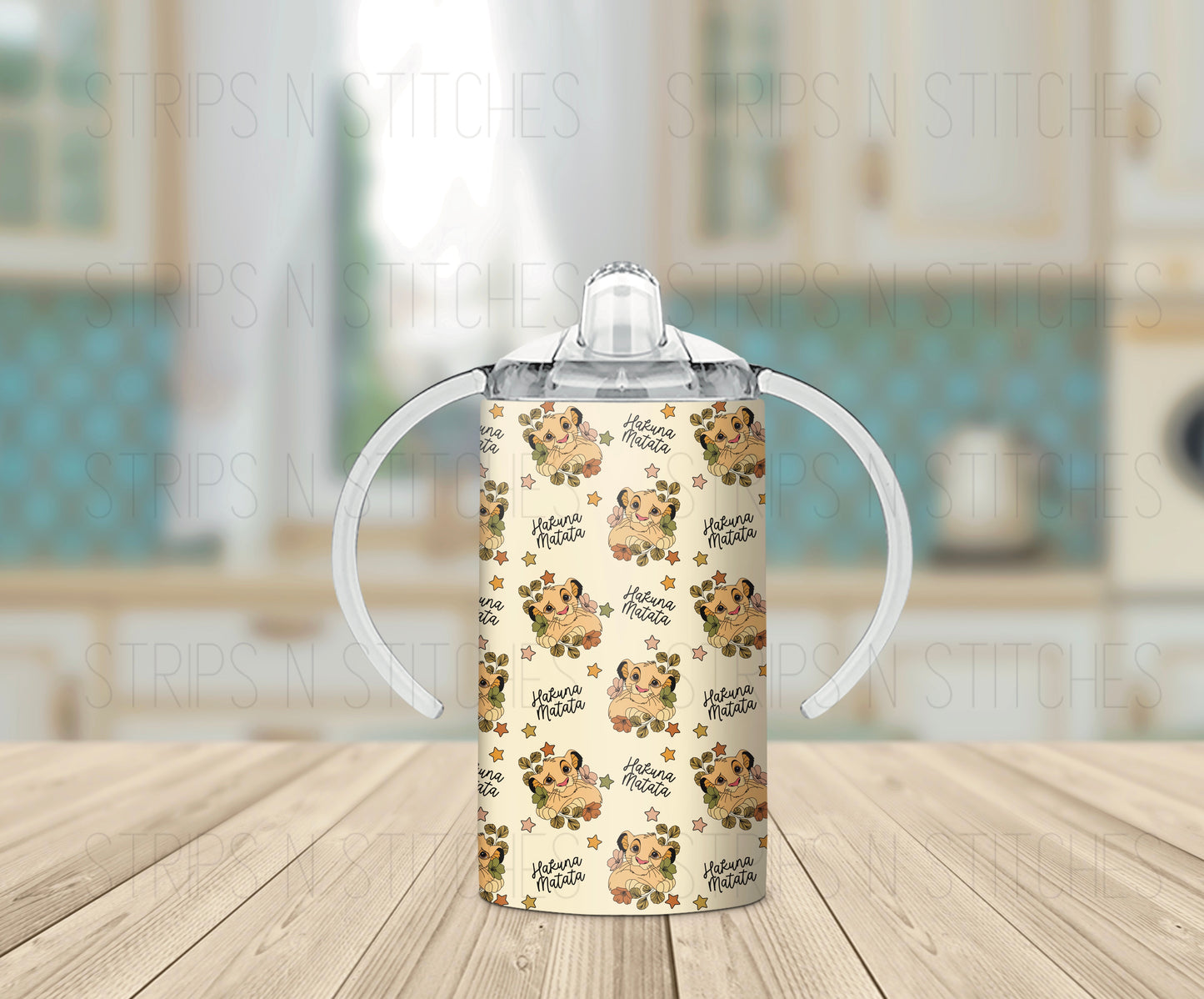 Hakuna Matata - *Optional Personalization* Grow with Me Tumbler- 12oz- Two Lids