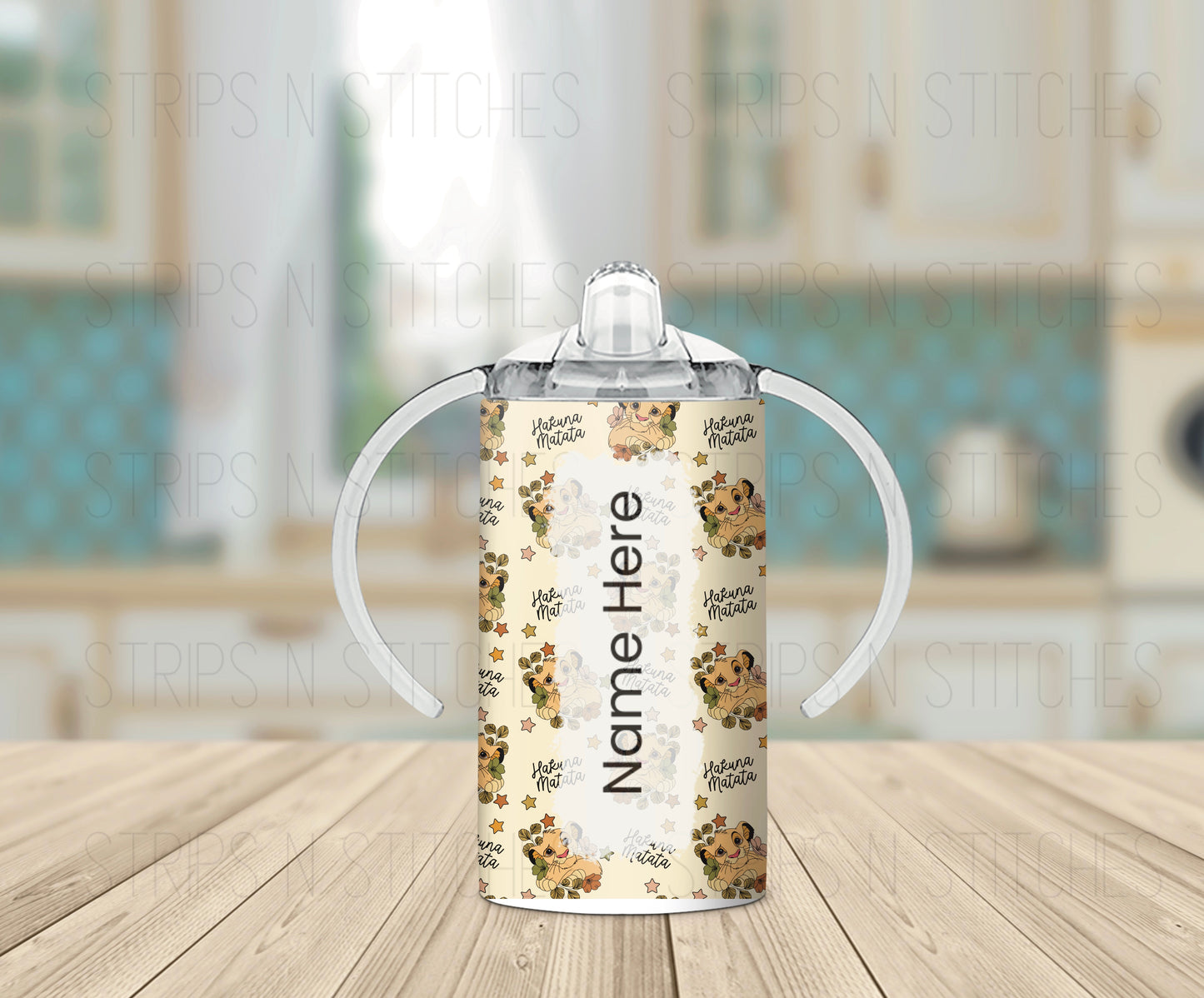 Hakuna Matata - *Optional Personalization* Grow with Me Tumbler- 12oz- Two Lids