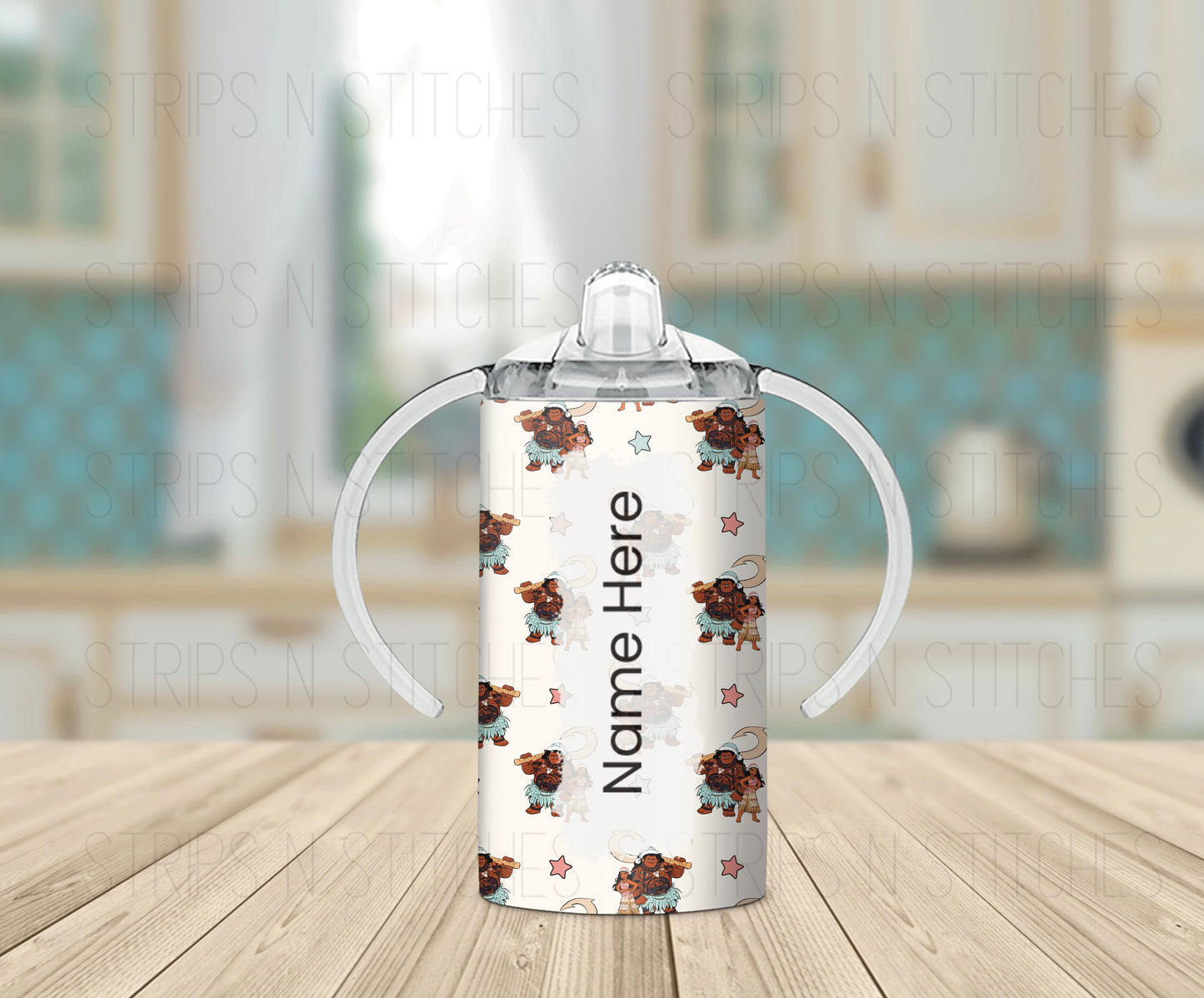 Moana Scatter - *Optional Personalization* Grow with Me Tumbler- 12oz- Two Lids