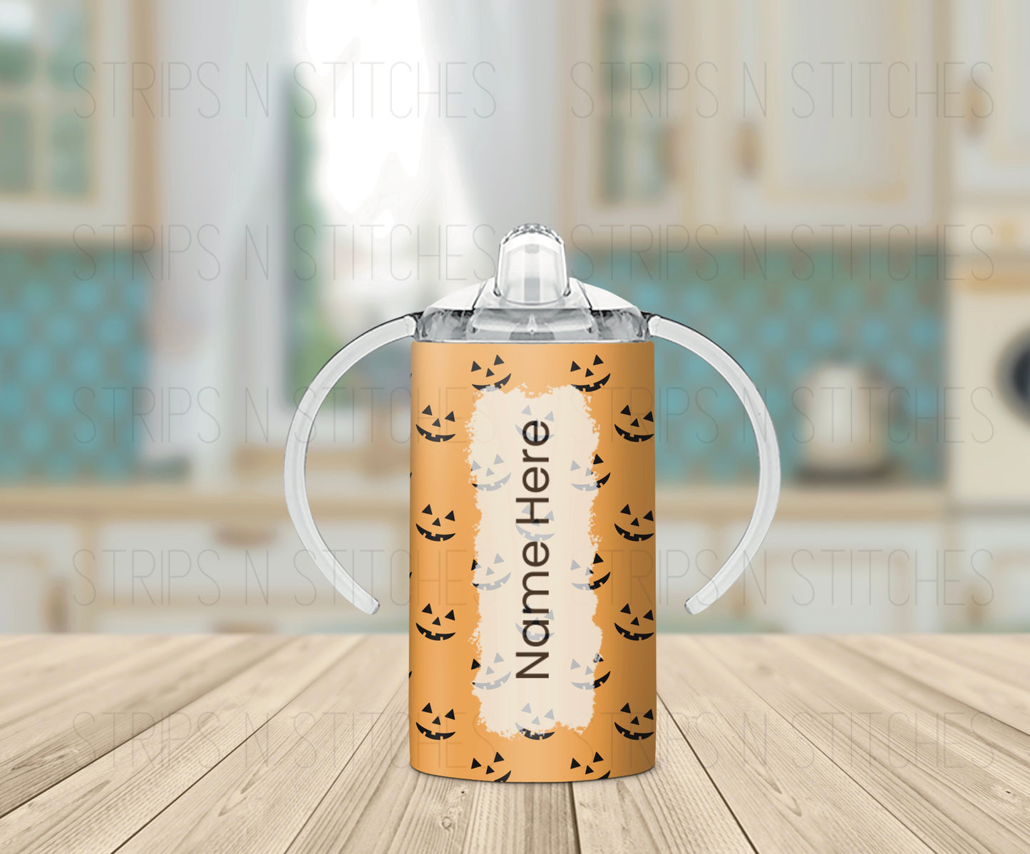 Jack O Lantern - *Optional Personalization* Grow with Me Tumbler- 12oz- Two Lids