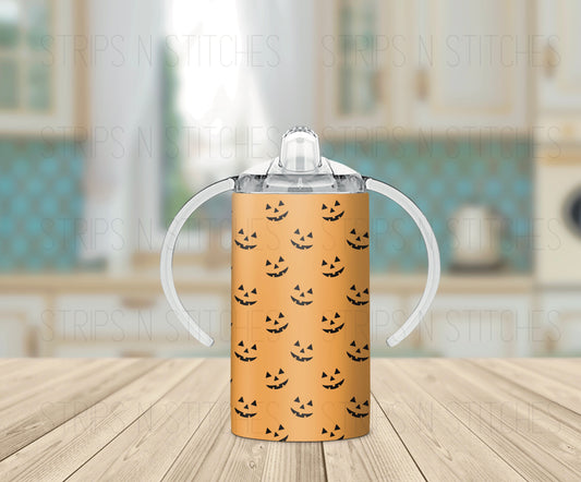 Jack O Lantern - *Optional Personalization* Grow with Me Tumbler- 12oz- Two Lids
