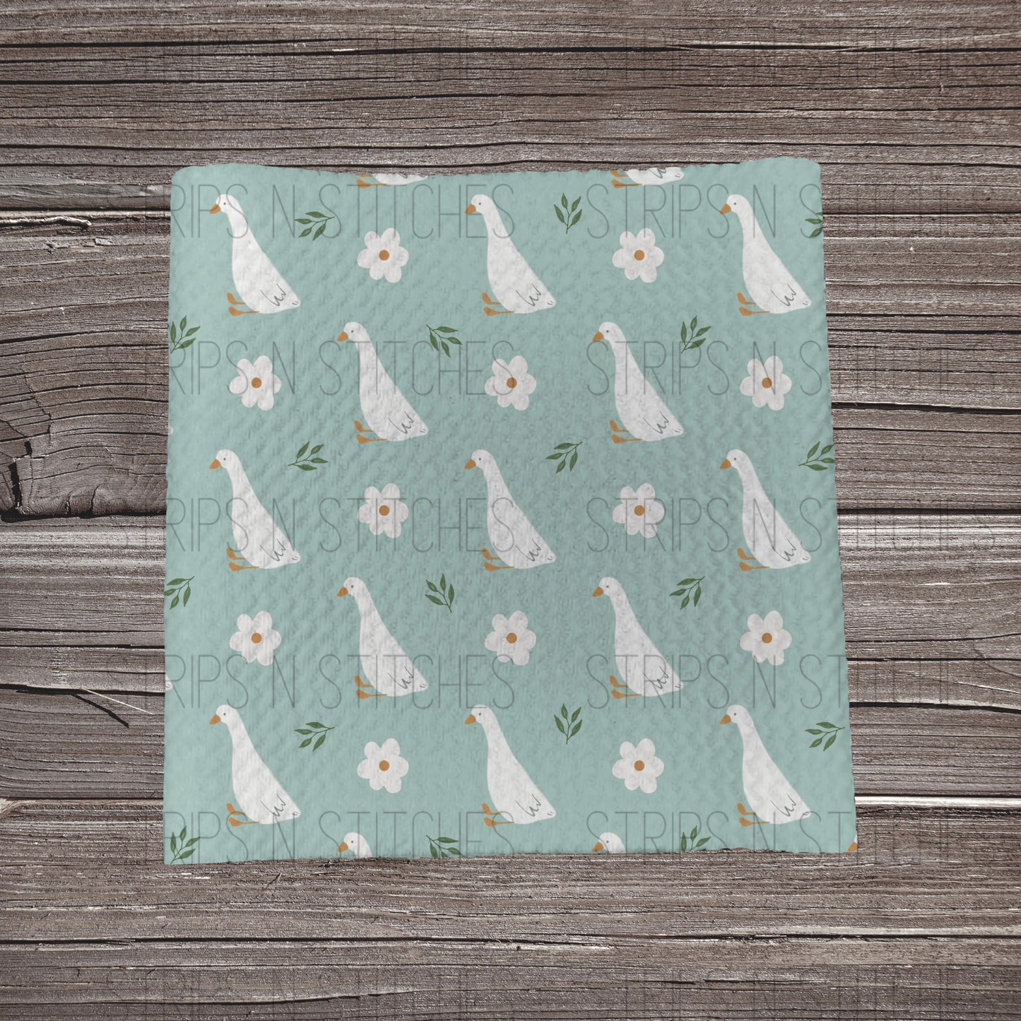 Simple Geese | Fabric Strip- Bow Making- Headwrap- Scrunchies
