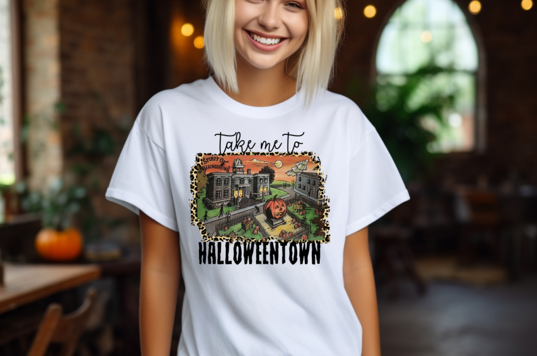 Take Me To Halloweentown | Sublimation Transfer | Create your own Shirt