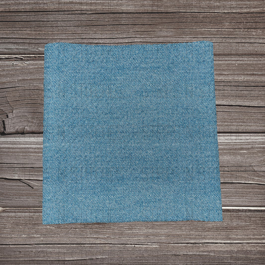 Light Blue Faux Denim | Bow Making | Headwrap | Scrunchies