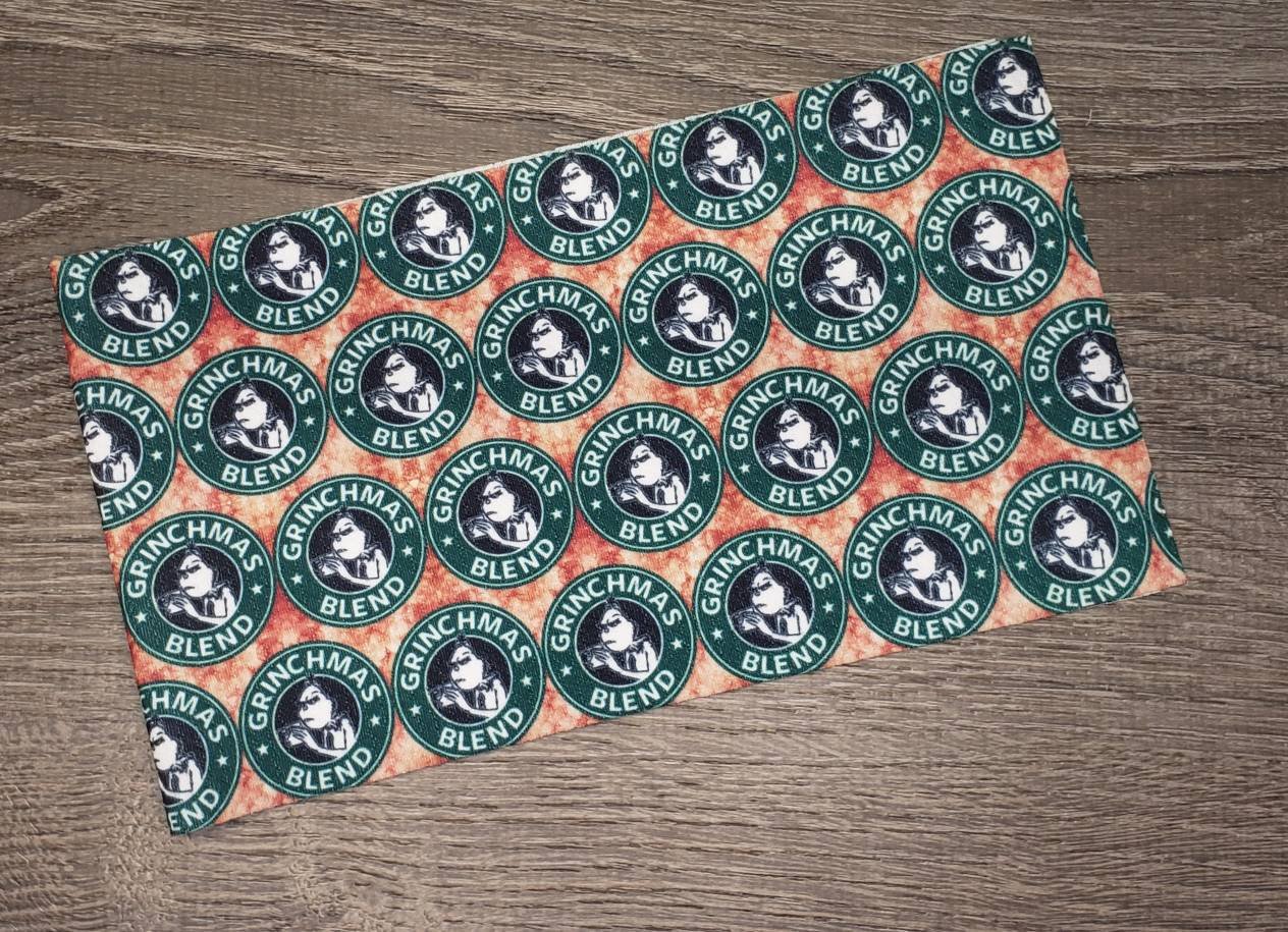 Grinchmas Blend Fabric Strip- Bow Making- Headwrap- Scrunchies