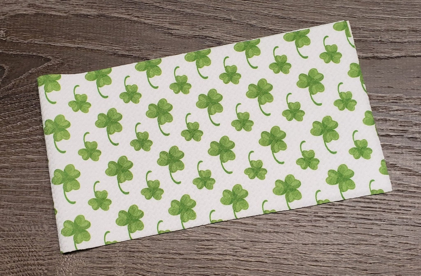 Clovers Fabric Strip- Bow Making- Headwrap- Scrunchies