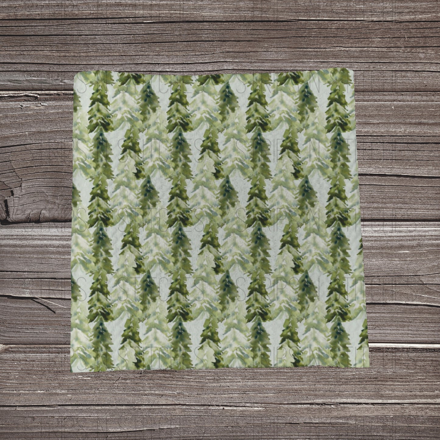 Green Forest | Fabric Strips | Bow Makin