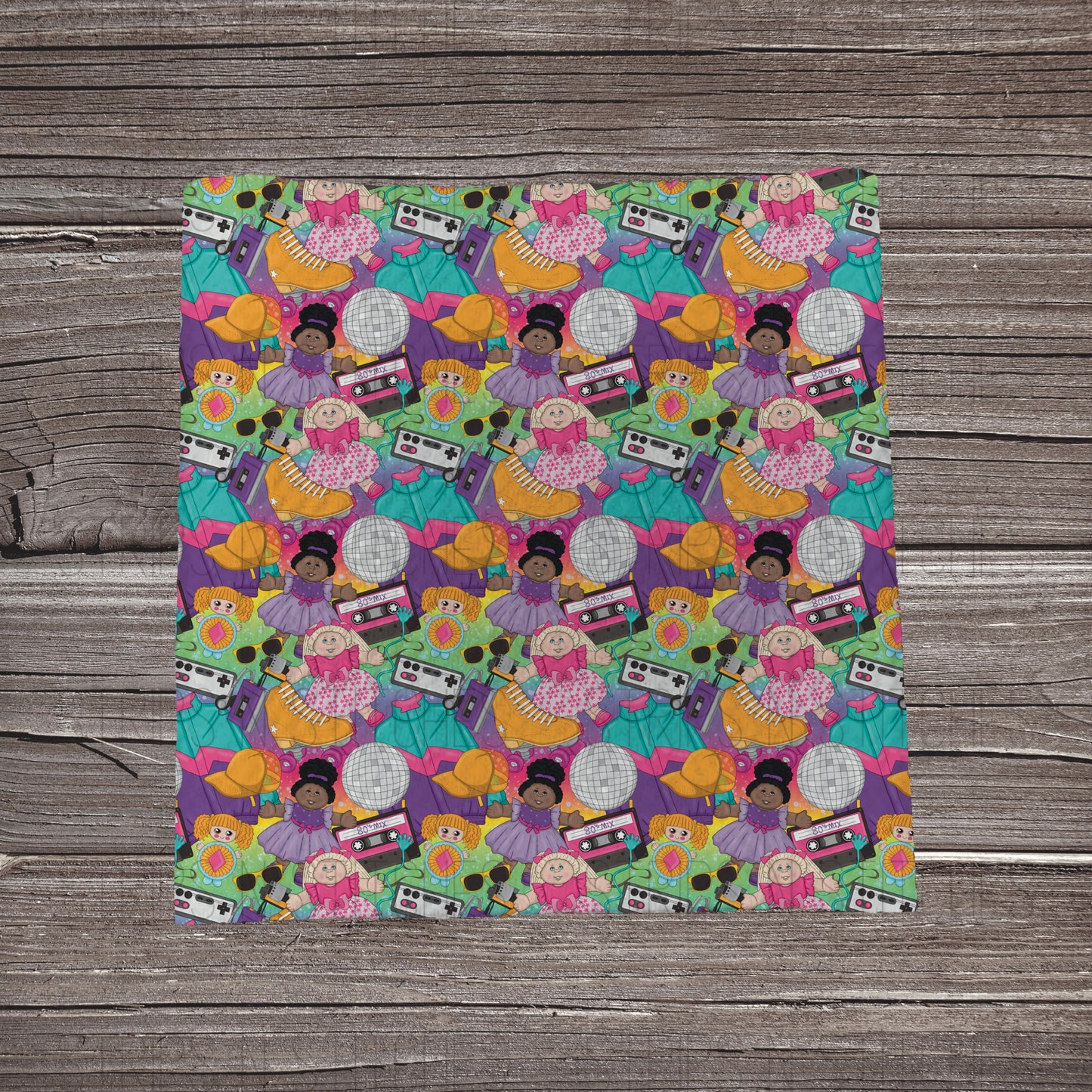 80’s Baby | Fabric Strip- Bow Making- Headwrap- Scrunchies-