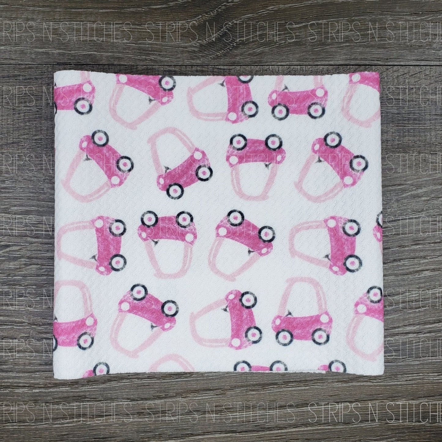 Pink Sketch Cozy Coupe | Bow Making- Headwrap- Scrunchies