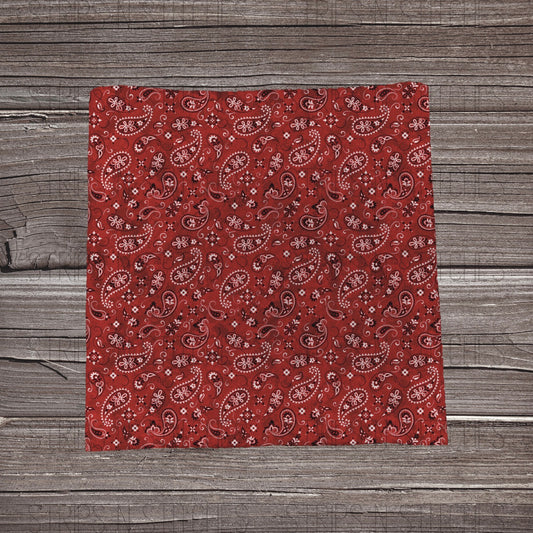 Red Bandana |Bow Making | Headwrap | Scrunchies