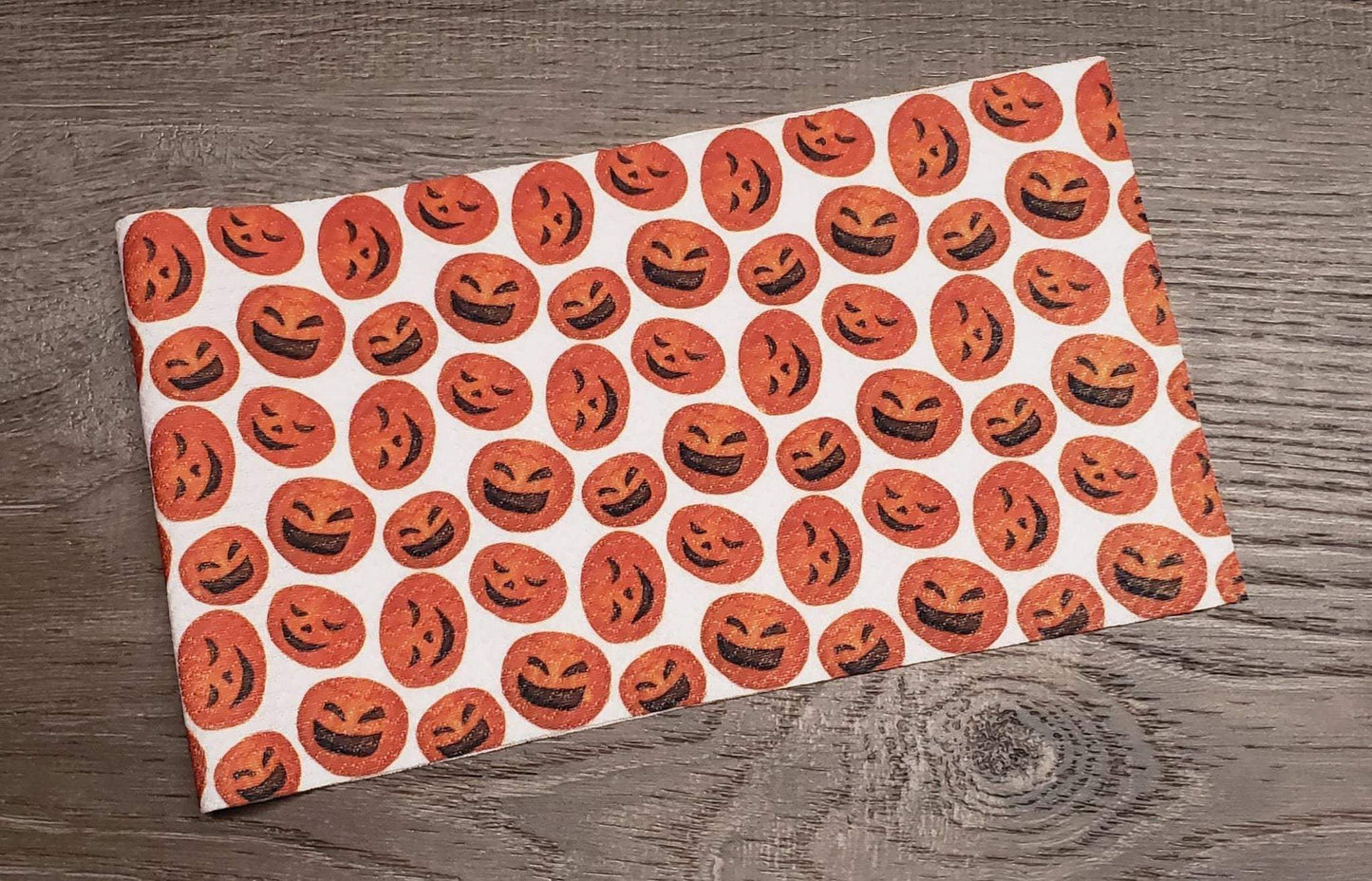 Jack O' Lanterns Fabric Strip- Bow Making- Headwrap- Scrunchies