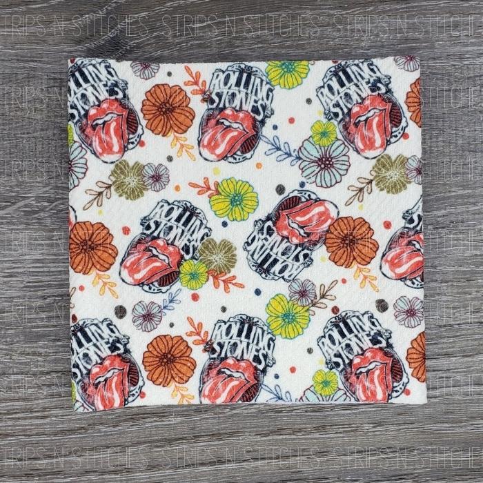 Floral Rolling Stones | Bullet Fabric Strip | Bow Making | Scrunchie |