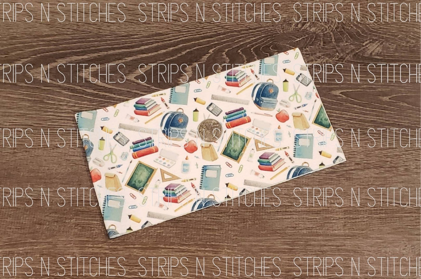 Back to School Fabric Strip- Bow Making- Headwrap- Scrunchies