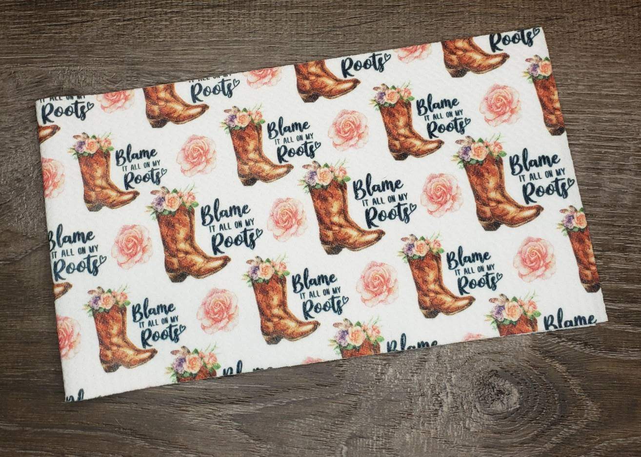 Blame it all on my Roots Fabric Strip- Bow Making- Headwrap- Scrunchies