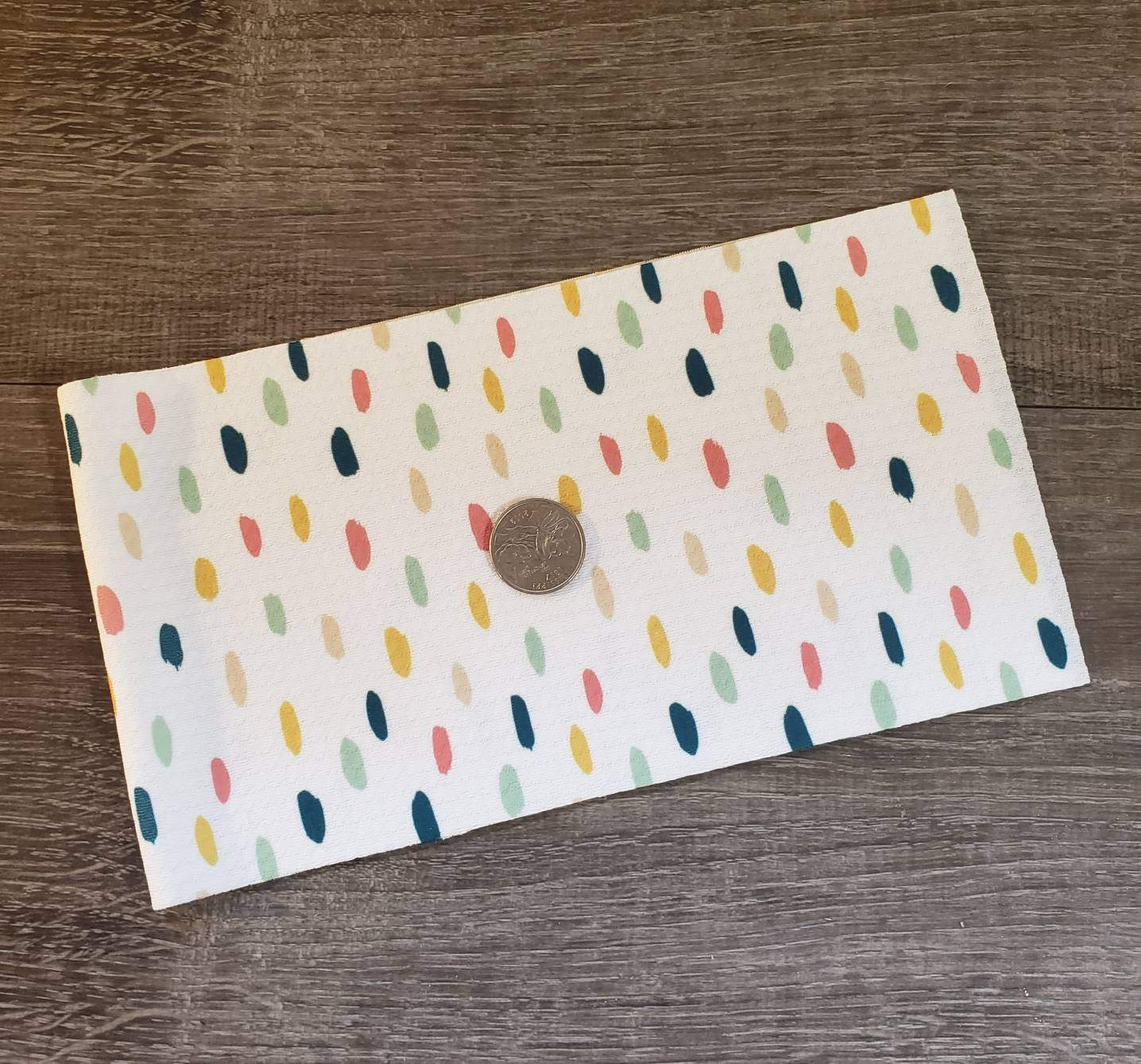Confetti Fabric Strip- Bow Making- Headwrap- Scrunchies