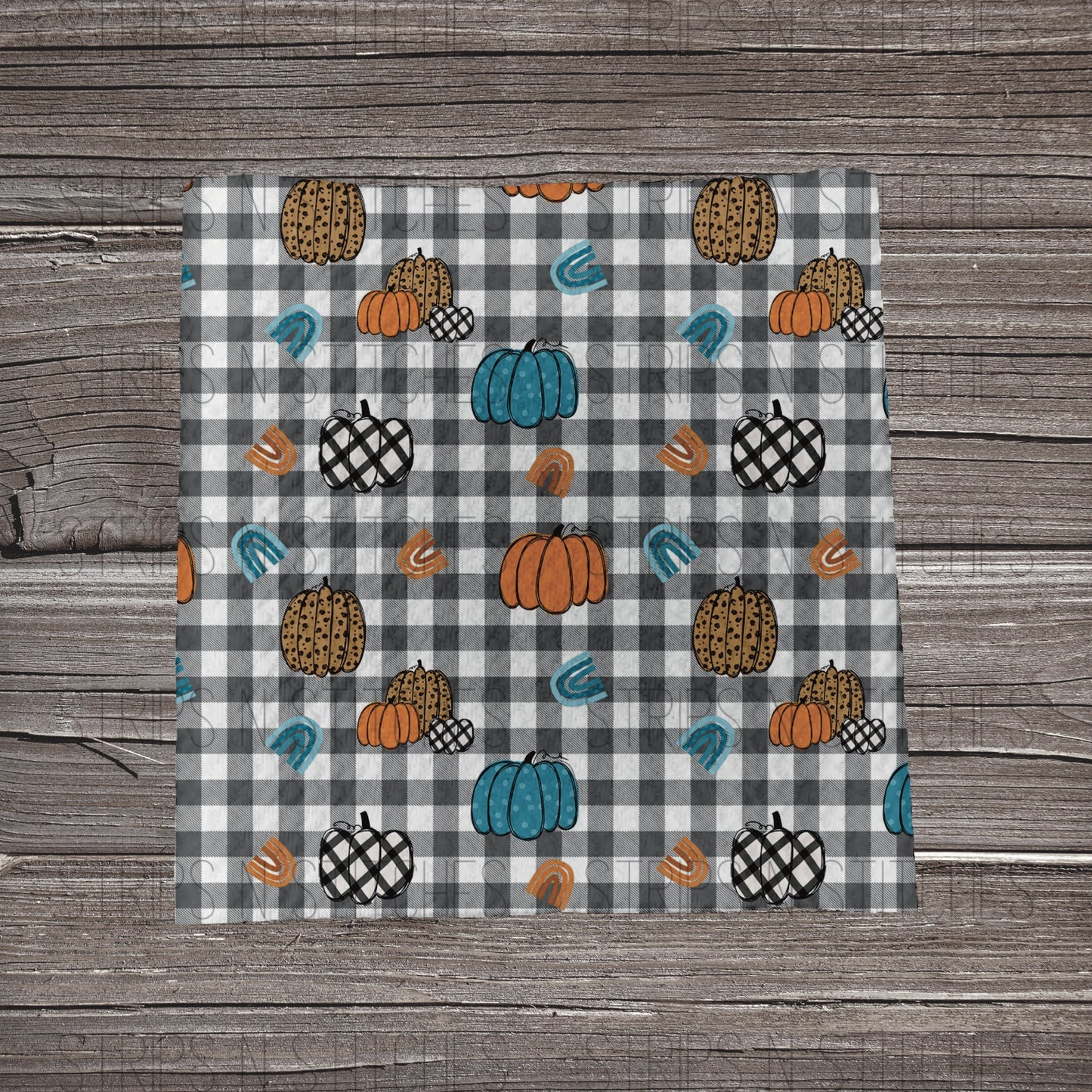 Pumpkins & Plaid | Bullet Fabric Strip | Bow Making | Scrunchie |